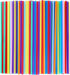 300 Pcs Colorful Plastic Long Disposable Drinking Straws. (0.23''diameter and 10.2"long)...