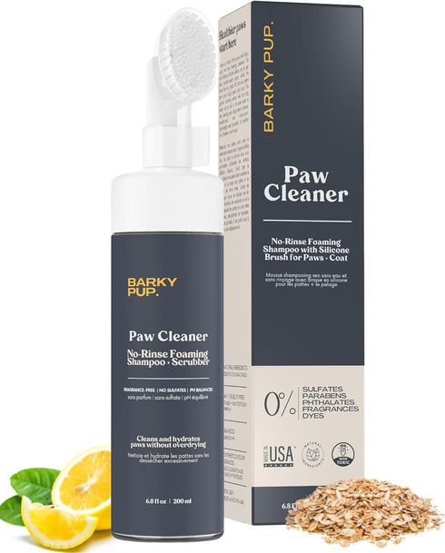 Dog Paw Cleaner - Made in USA - No-Rinse Foaming Paw Cleanser - NO Sulfates, Fragrances, Dyes - Gentle Pet Paw Cleaner for Dogs and Cats - Dandeli...