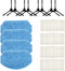 Accessories Kit Compatible With MAMNV BR150/BR151,ZCWA BR150/BR151,MANVINS G20,ONSON BR150/BR151 Robot Vacuum, 8 Side Brushes, 4 Hepa Filters,4 Mo...