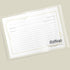 Floral Foil Border Recipe Cards, Set of 50, 4x6 inches (Gold Foil/White)...