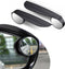 Pack-2 Car Rearview Mirror Rain Eyebrow, 2-in-1 Blind Spot Mirror, Universal Automobile Auxiliary Mirror, for Most Cars, Trucks and Vans (Carbon F...