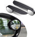 Pack-2 Car Rearview Mirror Rain Eyebrow, 2-in-1 Blind Spot Mirror, Universal Automobile Auxiliary Mirror, for Most Cars, Trucks and Vans (Carbon F...