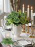 N&T NIETING Roses Artificial Flowers, 25pcs Artificial Flowers Foam Flowers with Stems for DIY Cake Decoration Wedding Party Home Decoration, Army...