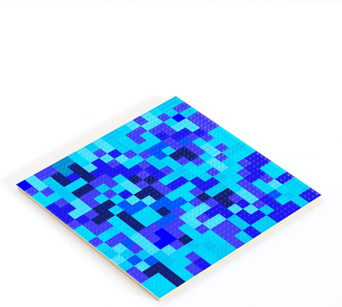 SlabDreamLab 12"X12" Slab Lite Baseplate for All Major Building Bricks and Blocks (Dark Blue Mosaic, Single)...
