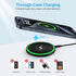 15W Wireless Charger Pad with Adapter Fast Charging for Motorola G Power 2024 Edge 50 Ultra, Wireless Charging Station for Samsung Galaxy S24 Ultr...