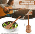 Guitar Shape Rockin Wooden Novelty Spatula Salad Server 10.5-inch for Flipping Cooking Gift for Music Enthusiasts (Acoustic Guitar)...