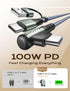 AINOPE 100W USB C to USB C Cable 3.3ft Type C to Type C Cable, USBC to USBC Fast Charging Cable Right Angle Compatible with MacBook Air/Pro, iPad ...