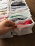 Drawer Organizer Baby Clothes, Drawer Dividers Organizers Clothes Storage Box for Baby Onesie, Underwear, Socks, Shirts, Accordion Drawer Organize...