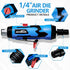Autolock 1/4", 1/8" Air Straight Die Grinder, 20,000 RPM Free Speed, Pneumatic Straight Die Grinder...