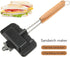 Hot Sandwich Maker Double Sided Frying Pan for Hot Dog,Egg Panini,Pancakes,Toast,Omelets and Hot Pocket Sandwich Maker Japanese Sandwich Breakfast...