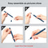 Fintie Silicone Sleeve for Apple Pencil Pro & Apple Pencil 2nd Generation, Light Pen Skin Case Cover Soft Protective Grip Holder with 2 Nib Covers...