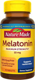 Nature Made Melatonin 10mg Maximum Strength Tablets, 100% Drug Free Sleep Aid for Adults, 70 Count, 70 Day Supply...