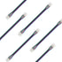 4 Pin RGB Led Connectors for Strip Lights 10mm Wide Unwired Gapless Solderless Transparent 22Awg Extension Wire Quick Connectors Adapter(6 pcs)...