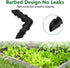 60 Pack Drip Irrigation 1/4" Barbed Elbow Fittings, Barbed Connectors for 1/4 Inch Irrigation Tubing Drip Line 90 Degree Elbow for Drip Sprinkler ...