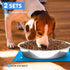 Shallow Dog Food Bowls, Non Slip Food Grade Stainless Steel Bowls for Large Dogs - 8 Cups / 2 Quart (2 Pcs)...