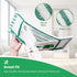 4 Pack Microfiber Mop Heads for Libman Microfiber Floor Mop, Mop Pads Refills for Libman Mop Head Replacement, Reusable & Washable Pads for Multi-...