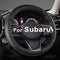 GIANT PANDA Customized Auto Steering Wheel Cover for Subaru Forester, Car Steering Wheel Cover for Subaru Outback and Crosstrek - Solid Black...