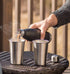 4 Pack Stainless Steel Cups, 16oz Pint Cup Tumbler, Premium Metal Drinking Glasses - Stackable Durable Cup...
