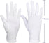 Sumind 2 Pairs Nylon Cotton Gloves White Uniform Gloves Tuxedo Gloves Formal Police Gloves Guard Parade Glove...