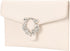Envelope Clutch Purse Saffiano Vegan Leather Women Evening Handbags with Crystal Trimmed for Party Wedding Prom...
