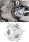 Car Cube Brake Caliper Compression Tool,Durable Steel Brake Caliper Tool Fits 3/8" Square Driver,Universal Car Accessories Car Rear Disc Brake Pis...