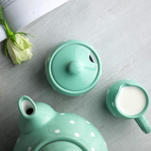 City to Cottage Ceramic Sugar Bowl with Lid, 10oz Sugar Contanier for Coffee Bar, Sugar Dispenser Bowl, Salt - Condiment Pot for Kitchen Counter, ...