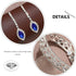 Rhinestone Jewelry Set Bridal Jewelry Sets Silver Prom Jewelry Sets Sparkly Wedding Necklace Jewelry Accessories for Women...