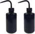 2Pcs 250ml 8.5oz Plastic Safety Wash Bottle,Narrow Mouth Squeeze Bottles for Tattoo Wash?Chemistry, Industry, Lab & Gardening-Black...