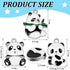 Hicarer 15 Pieces Panda Charm Metal Animal Pendant Panda Decorative Charm 30 x 20 mm Alloy Enamel Black and White Cute Beads for Jewelry Making, 3...