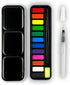 ArtSkills Travel Watercolor Kit, Watercolor Paint Set for Kids & Adults, Travel Palette with Water Brush...
