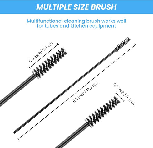 Hummingbird Feeder Cleaning Brush Mini Nylon Brush Set Brush Cleaner for Baby Bottles, Tubes, Jars, Bird Feeder (12 Pieces)...