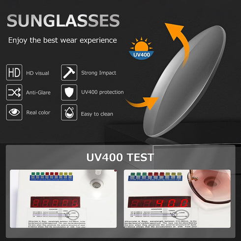 AEVOGUE Sunglasses For Women Oversized Rimless Diamond Cutting Lens Sun Glasses AE0534...