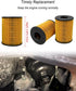4 Pack Oil Filters Replace 26350-2S000 21513-23001 Fit for Hyundai Sonata Tucson Kia K5 Sorento Telluride 2.5L 2020 2021 2022...