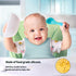 Maveek 2 Pack Baby Silicone Feeding Bibs Waterproof for Newborn Eating Unisex Toddler Bibs Boys & Girls 4 Months Food Catcher...