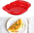 Silicone Omelette Maker,Microwavable Omelet Maker,Nonstick Egg Roll Baking Pan,Quick& Easy Breakfast/Lunch/Dinner Baking Tool,Dishwash Safe...