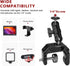 Camera Mount Clamp with Mini Magic Arm - 1/4" and 3/8" Threaded Holes - for Camera, Action Camera, Flash, Light, Microphone, Camera Clamp Adapter ...