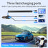 110W Fast Charging USB Car Charger, 3-Port Type-C Car Adapter with Retractable Cable for iPhone15/14/13, iPad, MacBook, Samsung Galaxy, and Other ...