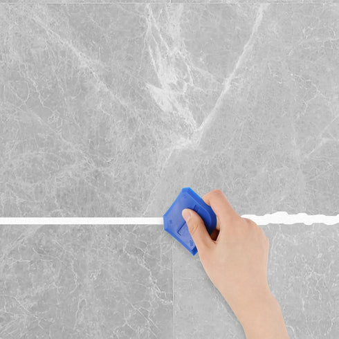 2 PCS Silicone Caulking Tool Set Sealant Finishing Tool Portable Sealant Scraper Sealant Reuse Grout Scraper for Kitchen Bathroom Floor Caulking, ...
