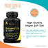 Next Gen U Flaxseed Oil w/Omega 3, 6, 9, Cold Pressed Dietary Health Food Supplement 1000 mg 120 Vegan Softgels...