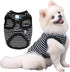 Classic Striped Teacup Pet Dog T-Shirts, 100% Cotton Tank Vest for Small Dogs, Sleeveless Puppy Clothes for Chihuahua Yorkie Black, Small...