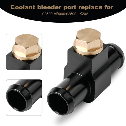 Upgrade Heather Hose Connector Replace 92500-AR000 & 92500-JK20A Compatible with Nissan 350Z,Compatible with Infiniti G35 G37 EX35 FX35 FX50 with ...