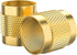 25 Pcs 1/4" Flare Cap, Round Brass W/Neoprene O Ring Seal, Plumbing, HVAC, Fittings & Valves Flare Tube Fittings Caps...