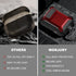 Airpods Pro Case Cover for Men Lock with Cleaner kit, Military Armor Series Full-Body AirPod Pro Case with Keychain Cool Air Pod Pro Shockproof Pr...