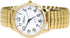 Blekon Collections Unisex Large Face Easy to Read 40mm Case Japanese Quartz Movement Stretch Band Watch (Gold)...
