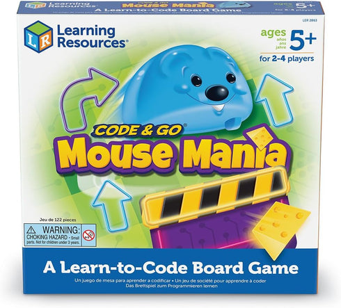Learning Resources Code & Go Robot Mouse Board Game, STEM, Early Coding Game, Ages 5+...