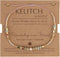 KELITCH Boho-color Crystal Shell Beaded Friendship Bracelets Handmade Strand Bracelet Bangles Jewelry For Summer...