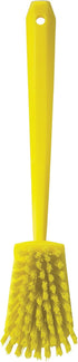 Vikan 41866 Brush,Washing,Stiff,15.75",PP/PBT,Yellow...