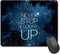 Inspirational Quote Mouse Pad, Never Stop Looking Up Motivational Pad for Men and Women, Square Mousepad with Non-Slip Rubber Base MousePads Offic...
