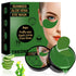 Under Eye Masks for Dark Circles and Puffiness 70PCS, Under Eye Patches for Puffy Eyes Treatment, Under Eye Gel Pads w/Seaweed, Aloe Vera, Peptide...