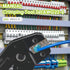 Crimping Tool for Non-Insulated Open Barrel Terminals & Receptacles,Wire Crimper,Wire Crimping Tool, Electrical Crimping Tool for AWG 23-16 (0.25-...